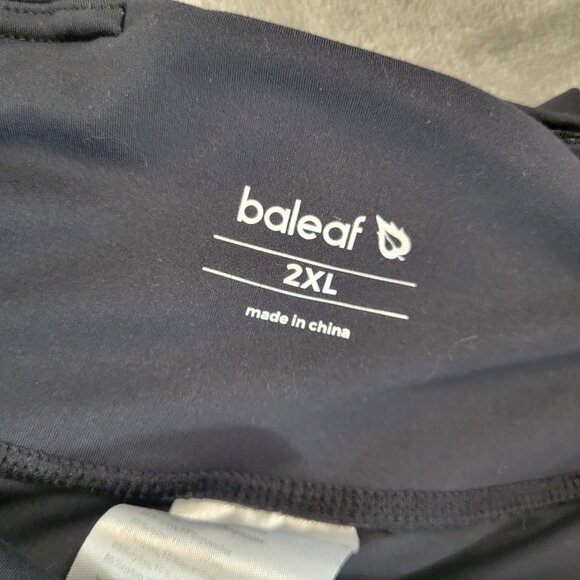 Baleaf Womens Shorts 2XL Plus Leggings Black Lightweight Poly Blend BLA116E - Picture 8 of 10